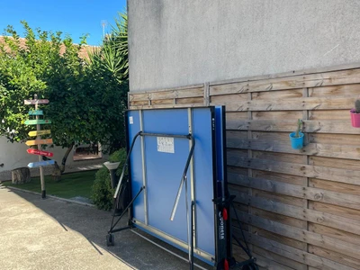table de Ping-Pong à disposition lors de vos locations dans nos gites spacieux et lumineux en Camargue, au soleil, toute l'année
