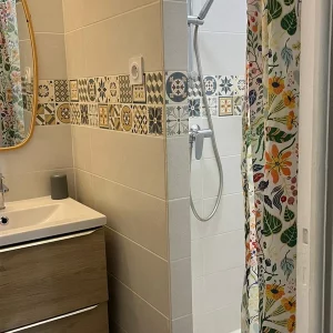 salle d eau du gite "les poissons" en Camargue