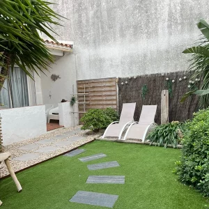 jardin du gite flamants aux Saintes Maries de la mer