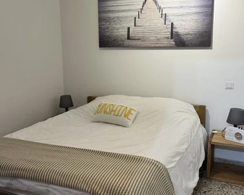 Maison de vacances avec chambre double spacieuse et lumineuse au bord de la mer